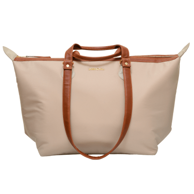 Cabin Tote Midi In Beige