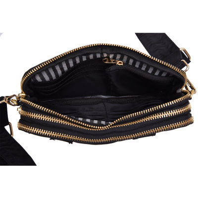 All-Rounder(Black)- Belt Bag/Clutch/Sling Bag