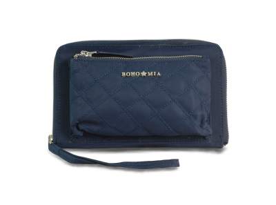 Wanderer RFID Wallet (Navy Blue)