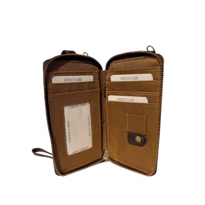 Breeze Mobile Sling Wallet (Khaki)