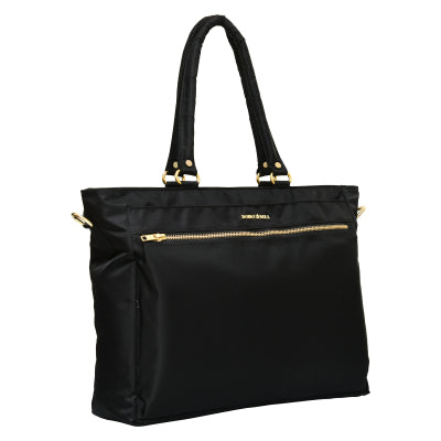 Wanderer Midi Work Bag in Black