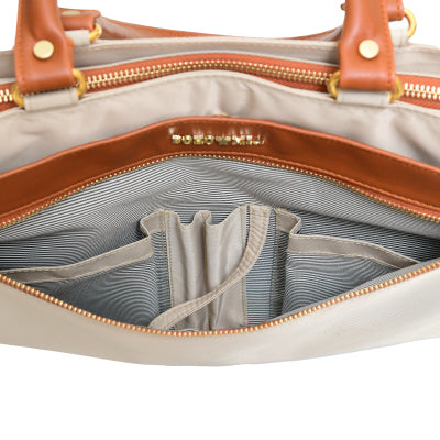 Wanderer Midi Work Bag in Biege