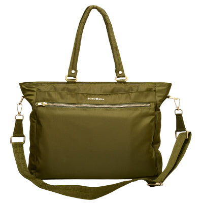 Wanderer Midi Work Bag in Olive Green