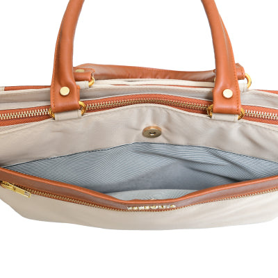 Wanderer Midi Work Bag in Biege