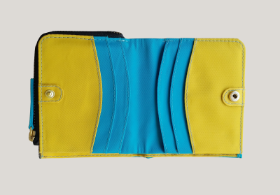 Bohomia Pocket Wallet (Turquoise & Yellow)