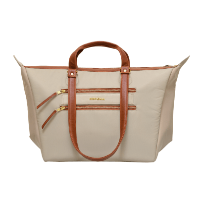 Cabin Tote Midi In Beige