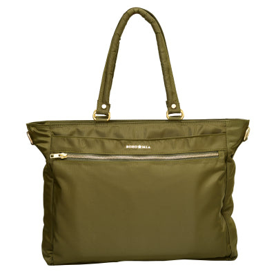 Wanderer Midi Work Bag in Olive Green