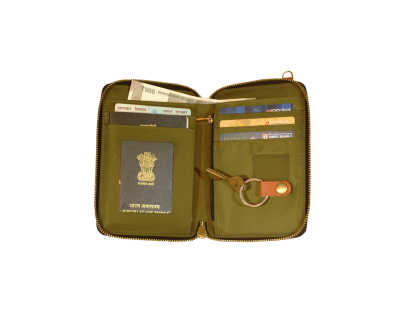 Breeze Mobile Sling Wallet (Olive Green)