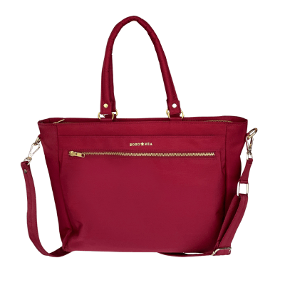 Wanderer Midi Work Bag in Burgundy