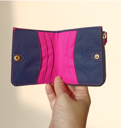 Bohomia Pocket Wallet (Hot Pink &  Blue)