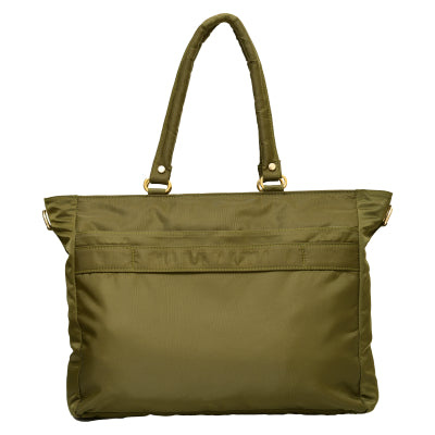 Wanderer Midi Work Bag in Olive Green