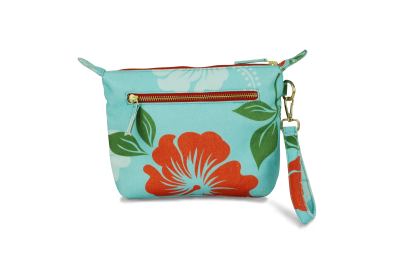 Find Easy Travel Pouch Green Leaf Print