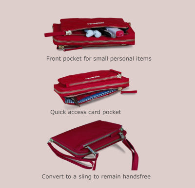 Wanderer RFID Wallet (Wine)