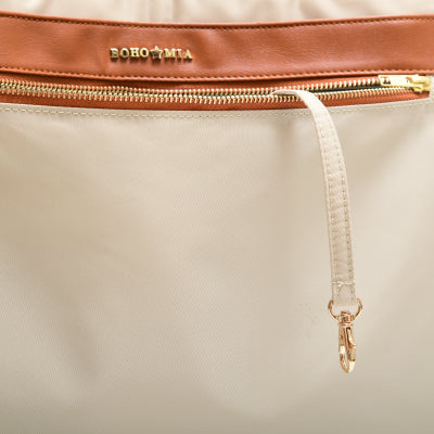 Wanderer Midi Work Bag in Biege