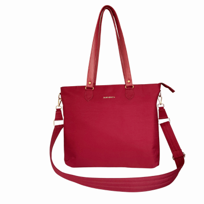 Everyday Work Bag In Burgundy