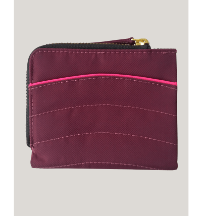 Bohomia Pocket Wallet (Wine & Hot Pink)