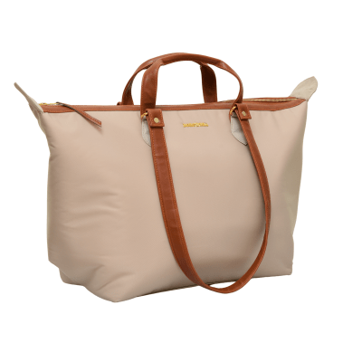 Cabin Tote Midi In Beige