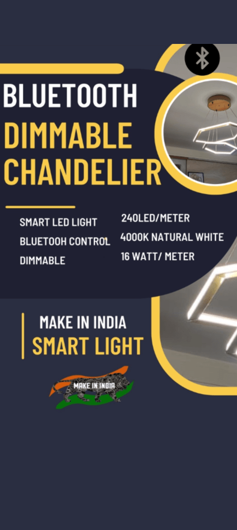 Bluetooth Dimmable Chandelier