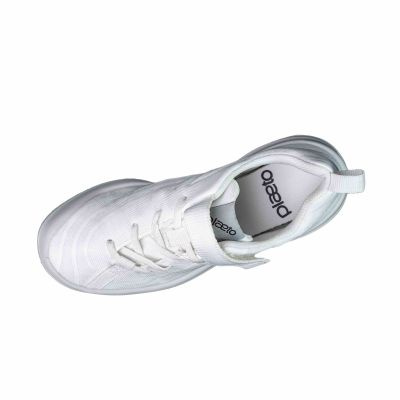 1 UK White Plaeto Kid Nova Unisex School Shoes