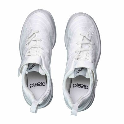 1 UK White Plaeto Kid Nova Unisex School Shoes