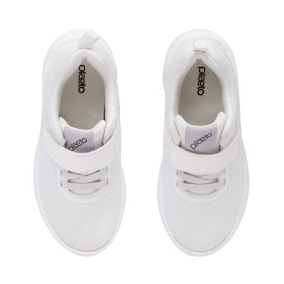 7C UK White Plaeto Toddler Nova Unisex School Shoes