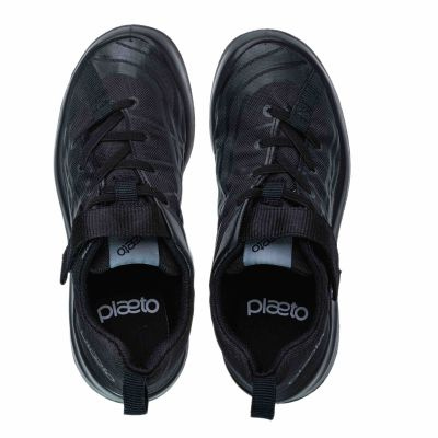 1 UK Black Plaeto Kid Nova Unisex School Shoes