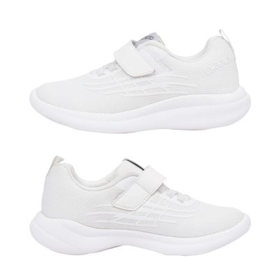 7C UK White Plaeto Toddler Nova Unisex School Shoes