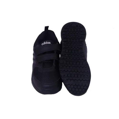 10K Black Adidas Elements Velcro Unisex School Shoes